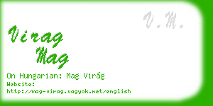 virag mag business card